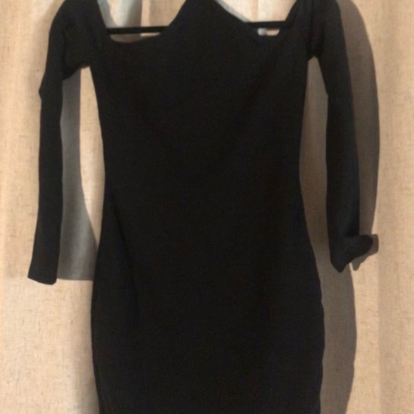 Runaway the label black long sleeve mini viper dress - Picture 2 of 3